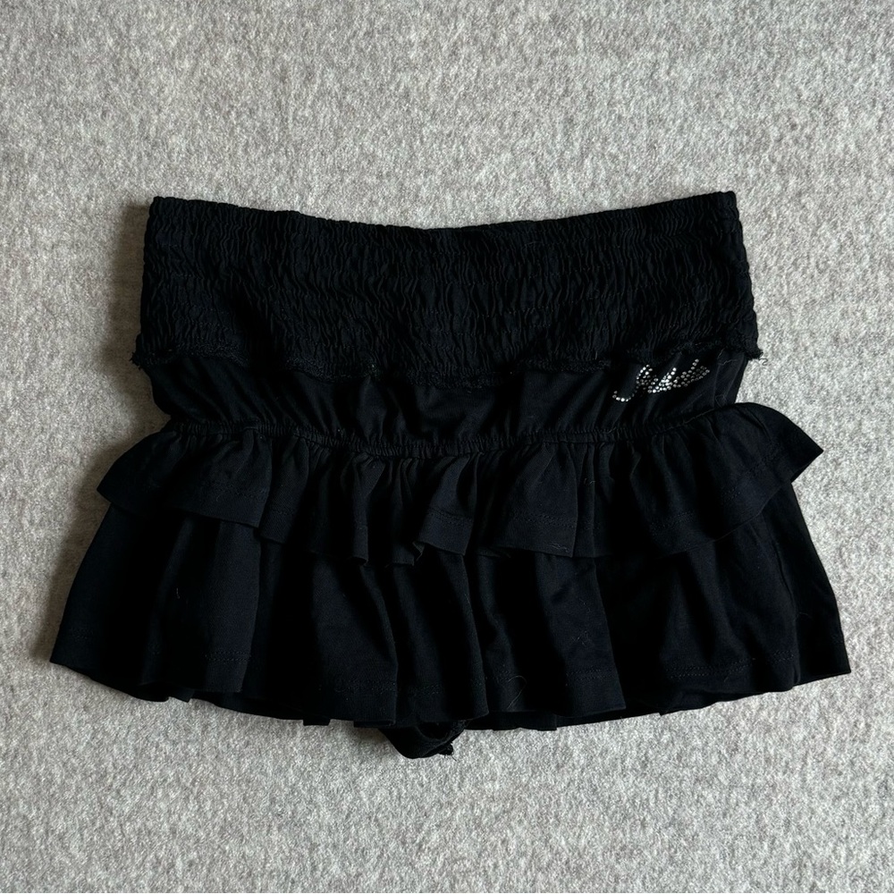BRAND: inside Black fringed mini skort